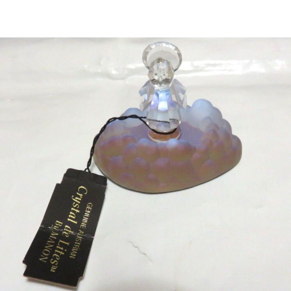 VTG Crystal De Lites by Manon Angel in Clouds 30% leaded crystal made in West Ge